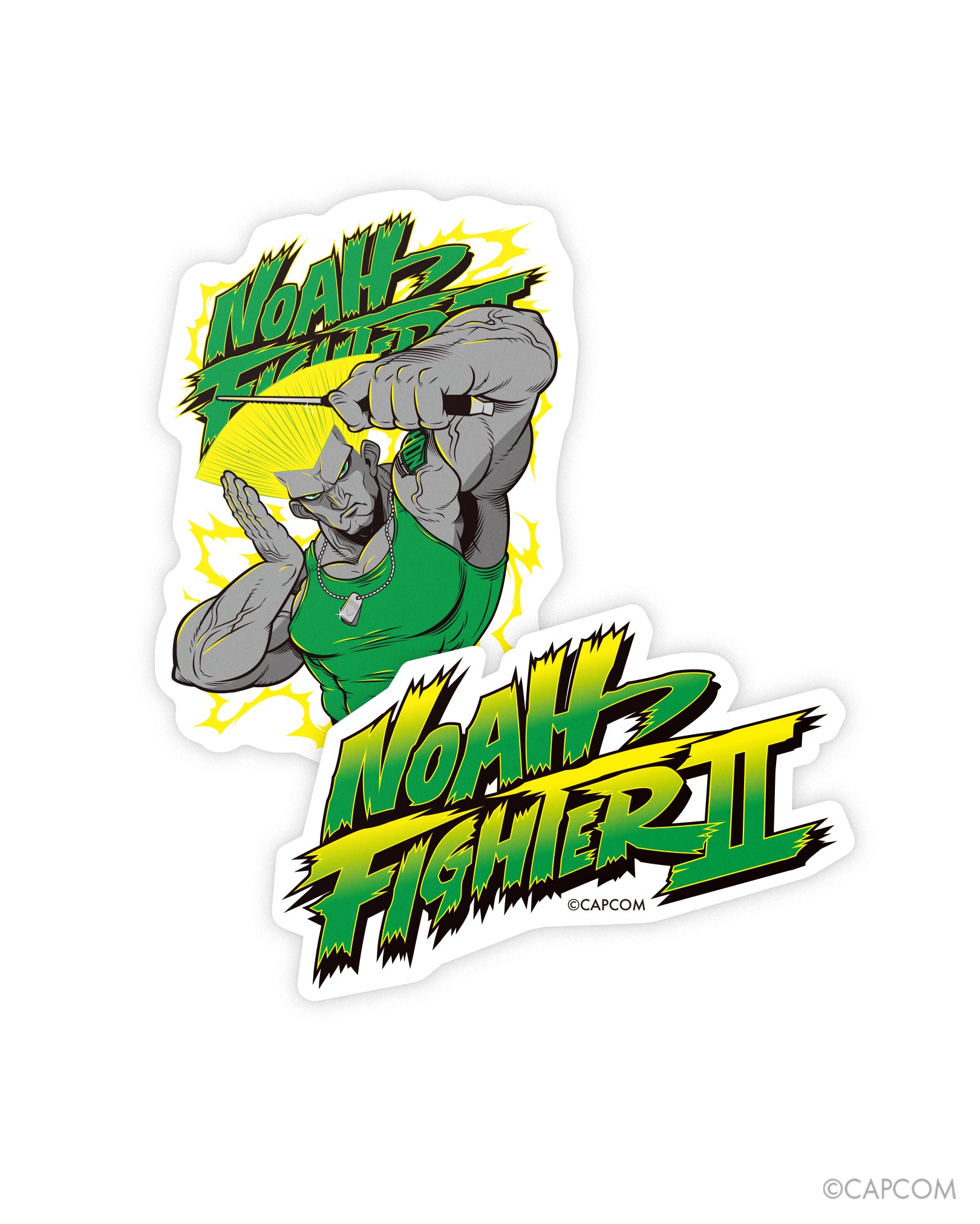 NOAH FIGHTER Ⅱ ステッカー（ガイル/GUILE）