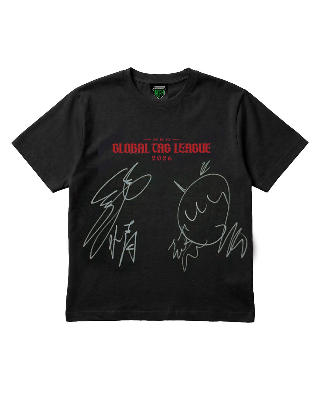 【選手直筆サイン入り】ロゴTシャツ＜NEO GLOBAL TAG LEAGUE 2026＞