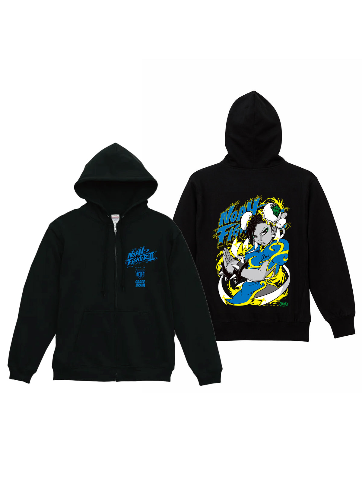 NOAH FIGHTER Ⅱ パーカー （春麗/CHUN-LI）