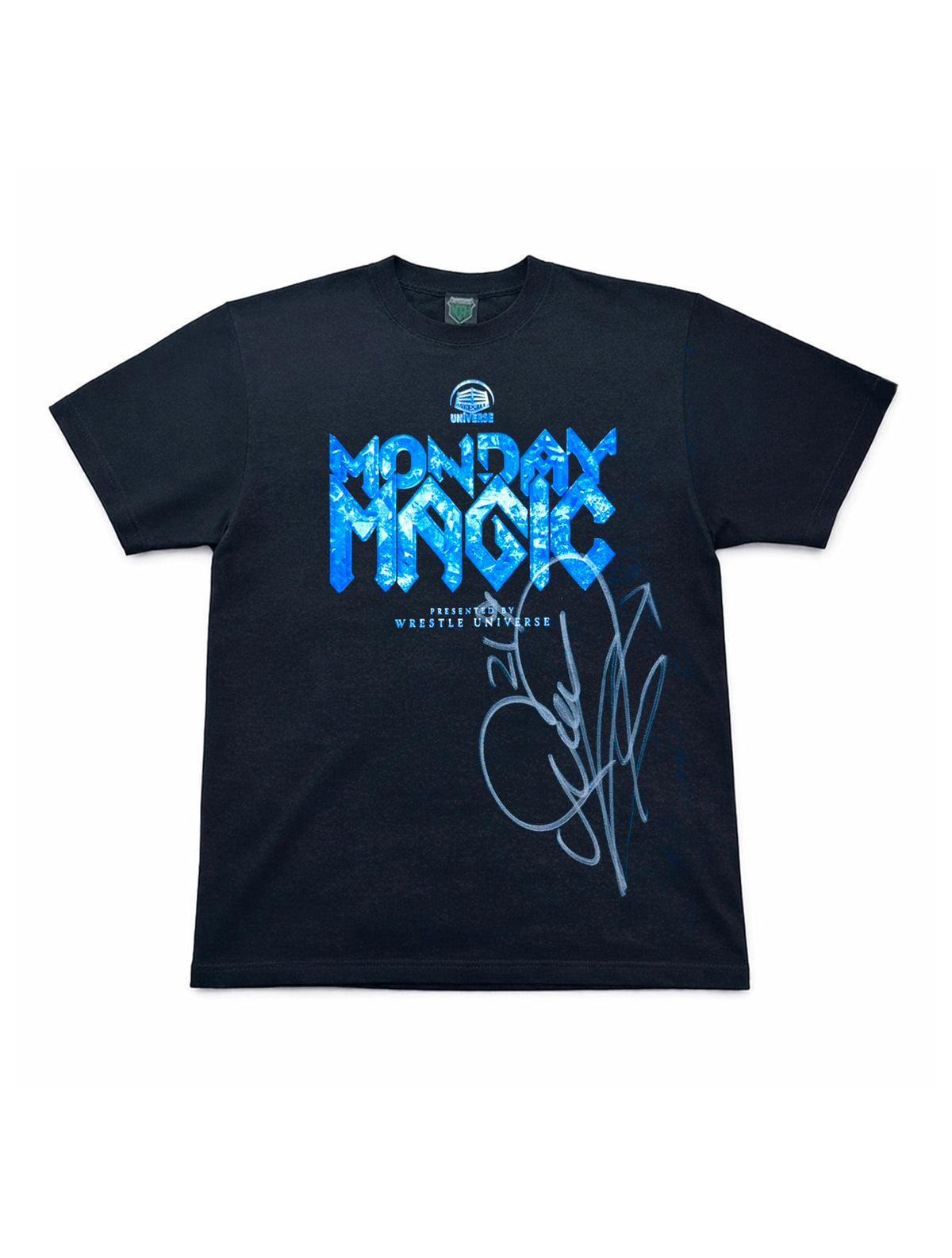 【選手直筆サイン入り】MONDAY MAGIC RISING SUN SEASON ロゴTシャツ（岩谷麻優/愚零闘咲夜）