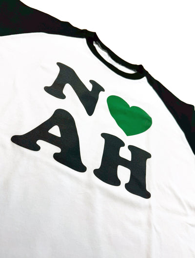 N♡AH LOVE ラグランTシャツ
