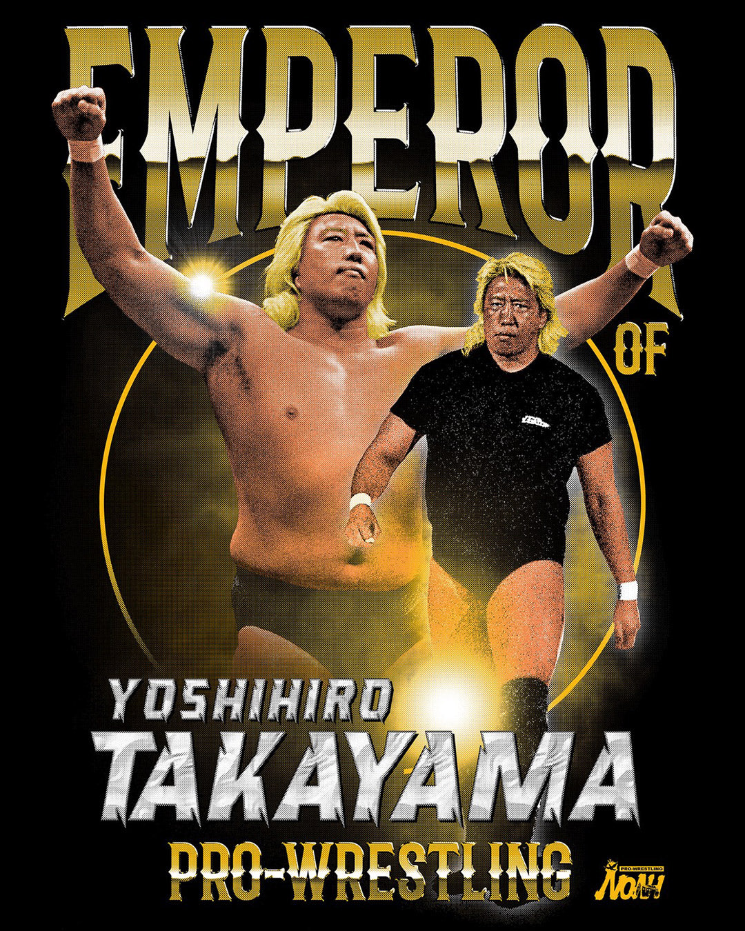 髙山善廣『EMPEROR OF PRO-WRESTLING』Tシャツ [ 1st ]
