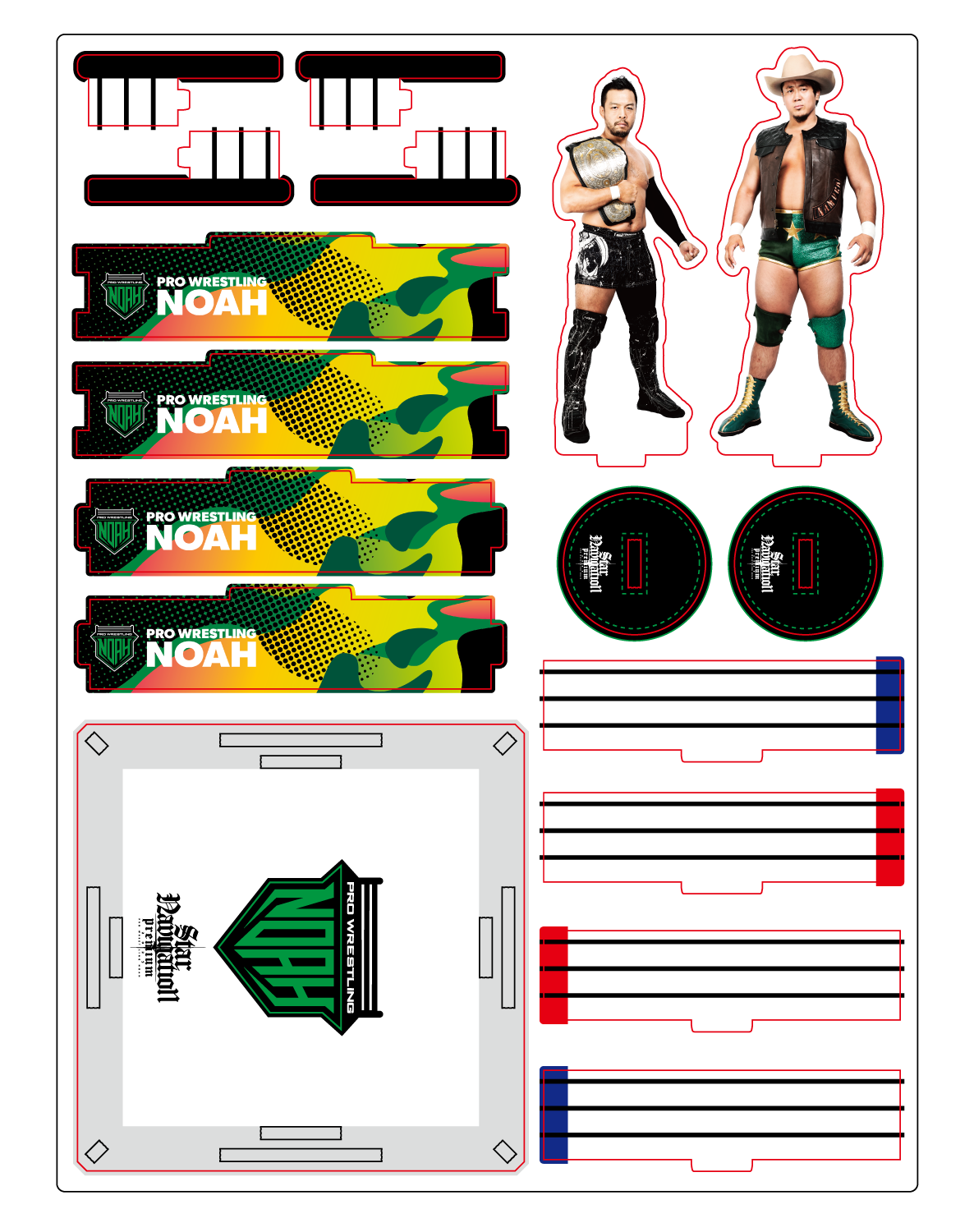 KENTA vs Yoshiki Inamura GHCヘビー級選手権ジオラマアクリルスタンド