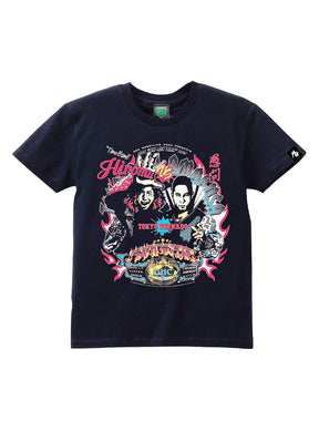 ②【1.1会場受け取り限定】GHCジュニアヘビー級選手権 高橋ヒロム vs AMAKUSAビジュアル Tシャツ（MONSTERS GRAPHICS）