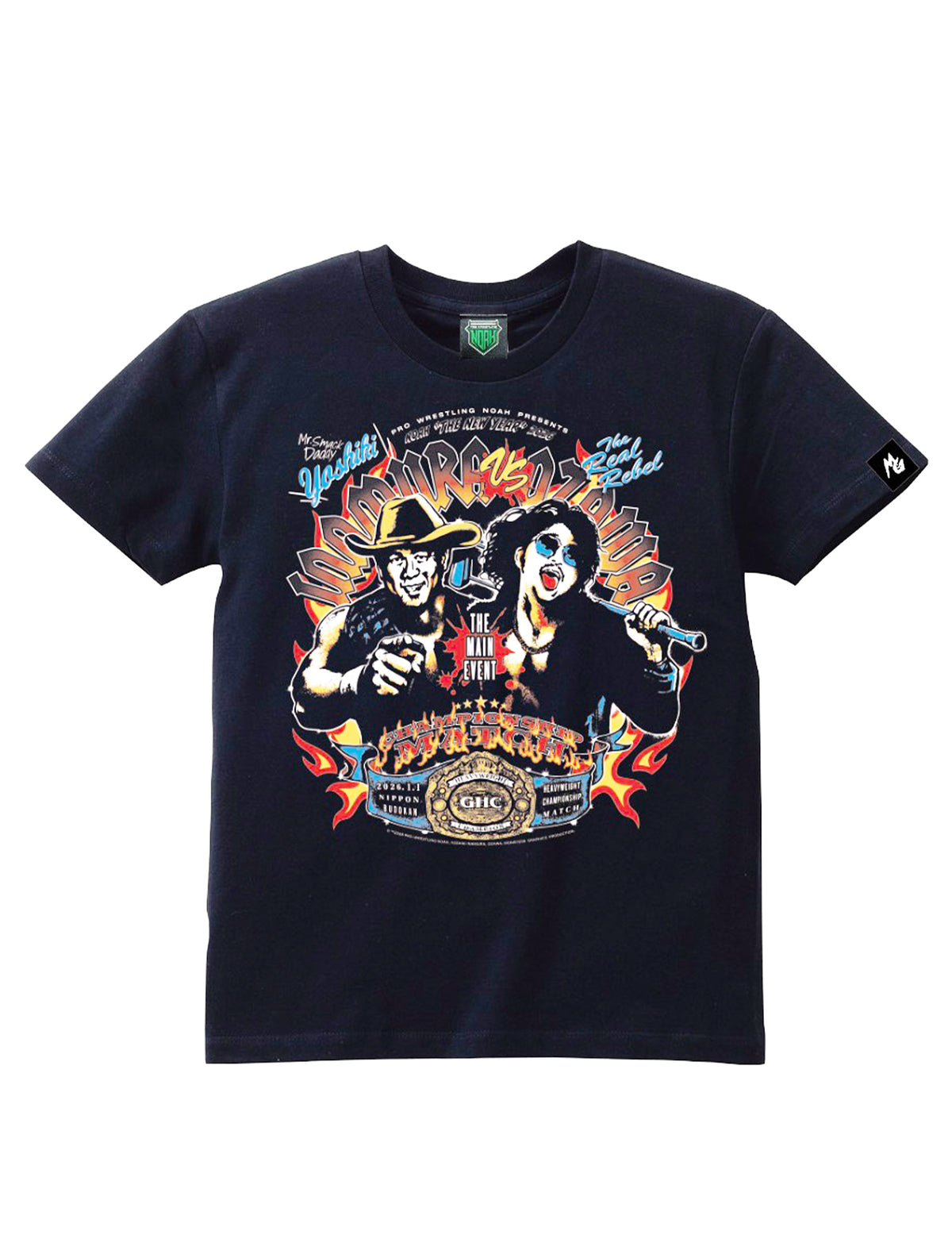 GHCヘビー級選手権 Yoshiki Inamura vs OZAWA ビジュアル Tシャツ（MONSTERS GRAPHICS）