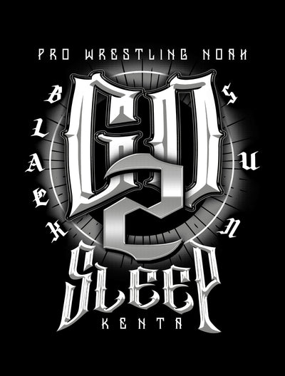 KENTA BLACK SUN GO 2 SLEEP Tシャツ