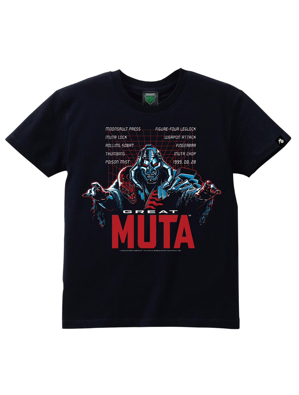 グレート・ムタ「メカムタ」イラストTシャツ（MONSTERS GRAPHICS）