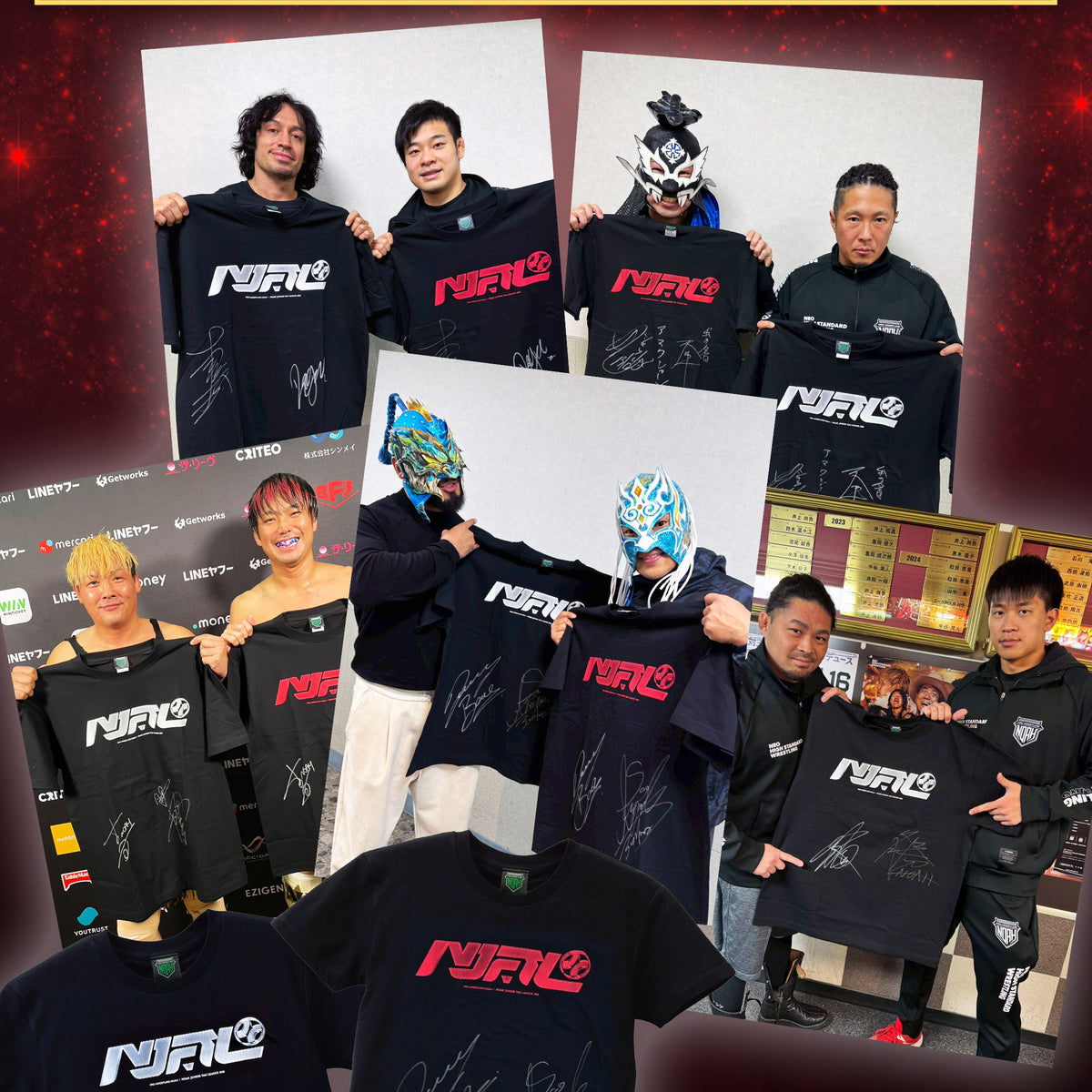 選手直筆サイン入り】NOAH Jr. TAG LEAGUE 2026 ツアーTシャツ