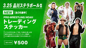 【全35選手】PRO-WRESTLING NOAH トレーディングステッカー