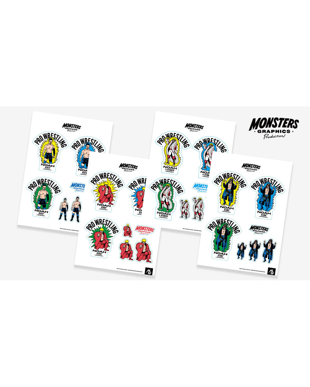 MONSTERS GRAPHICS ポップイラストステッカー