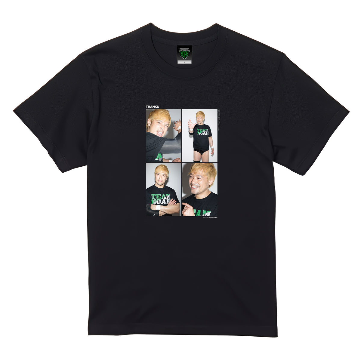【受注商品】「THANKS」潮崎豪 フォトTシャツ