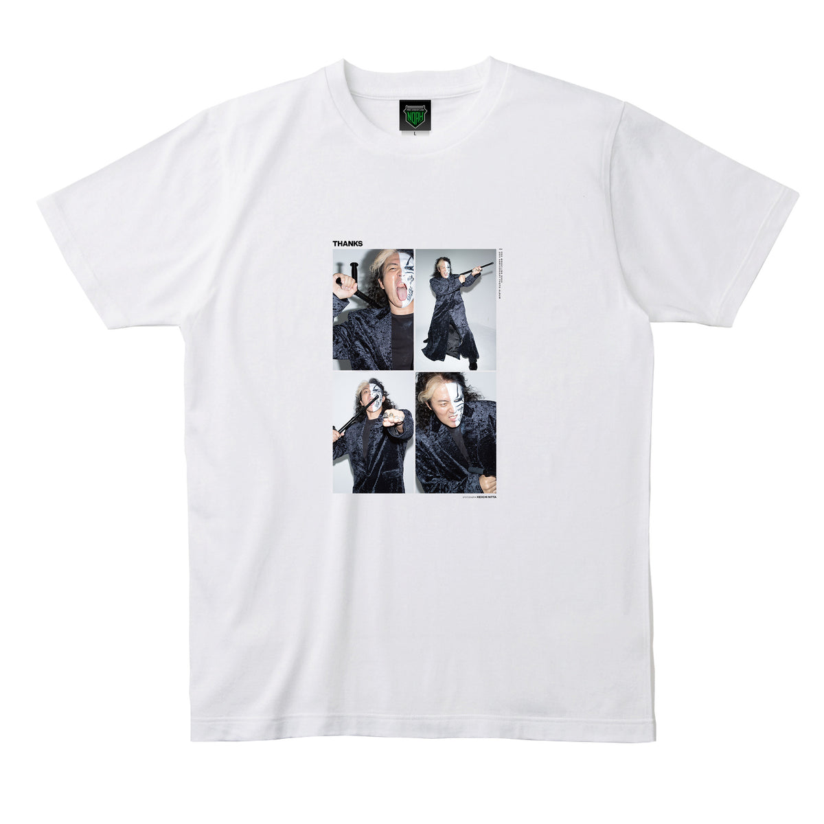 【受注商品】「THANKS」ヨシ・タツ フォトTシャツ