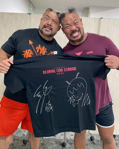 【選手直筆サイン入り】ロゴTシャツ＜NEO GLOBAL TAG LEAGUE 2026＞