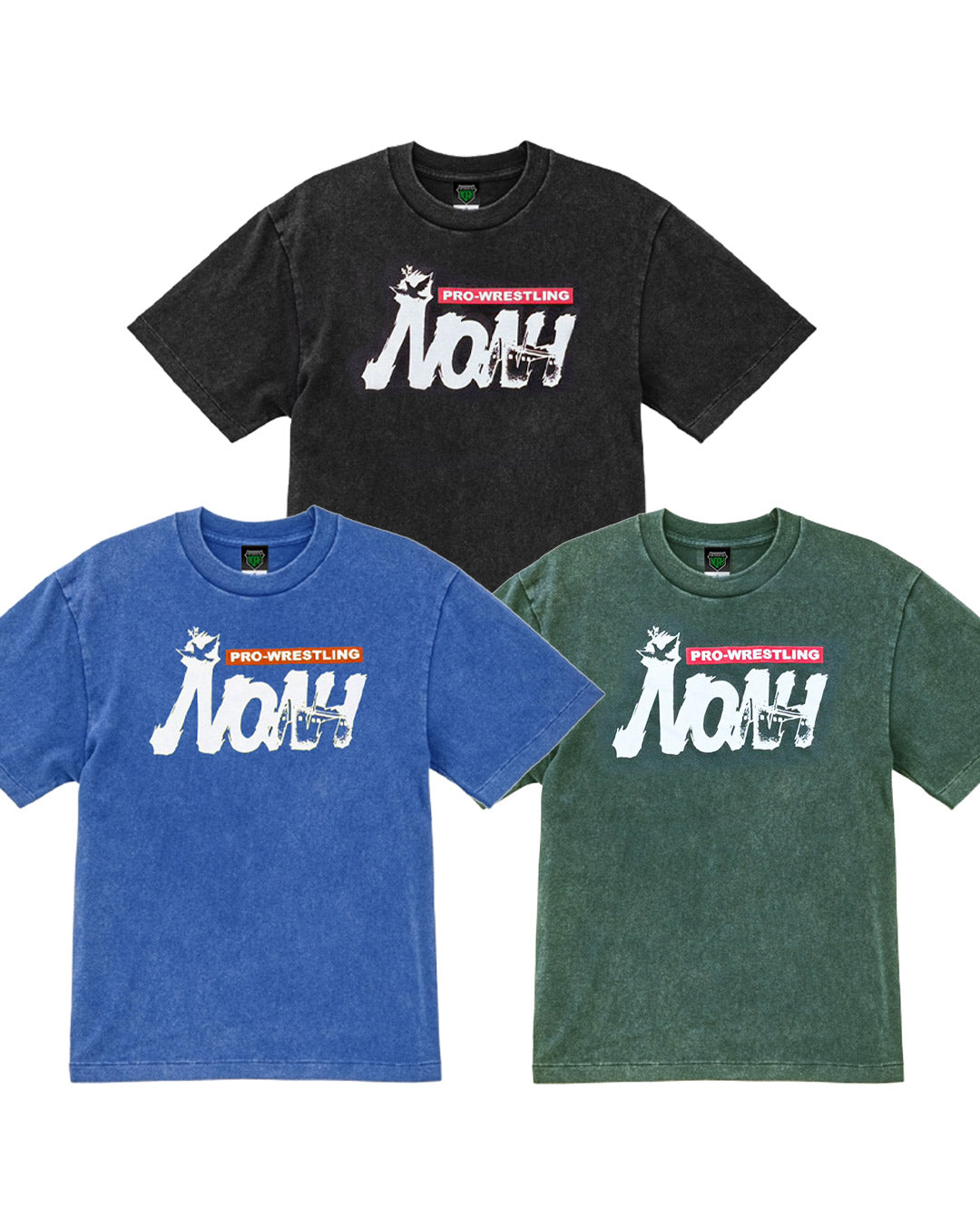 ビンテージ風『旗揚げロゴ』 Tシャツ