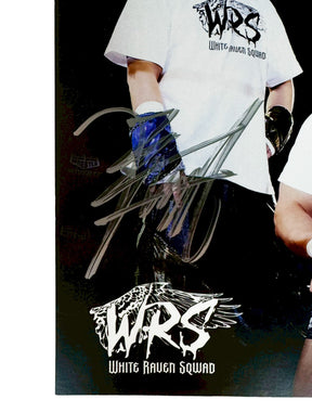 【直筆サイン入り】White Raven Sqwad 結成記念ポートレート（KENTA / 遠藤哲哉 / 佐々木憂流迦 / HAYATA）