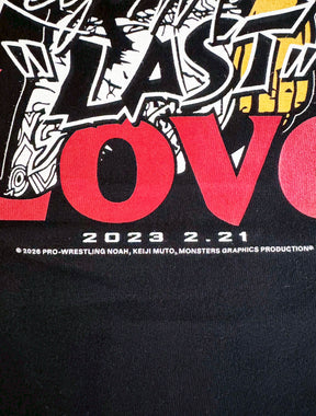 武藤敬司引退記念「LOVE」Tシャツ（MONSTERS GRAPHICS）