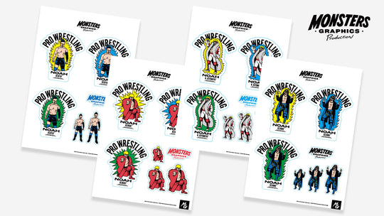 MONSTERS GRAPHICS ポップイラストステッカー