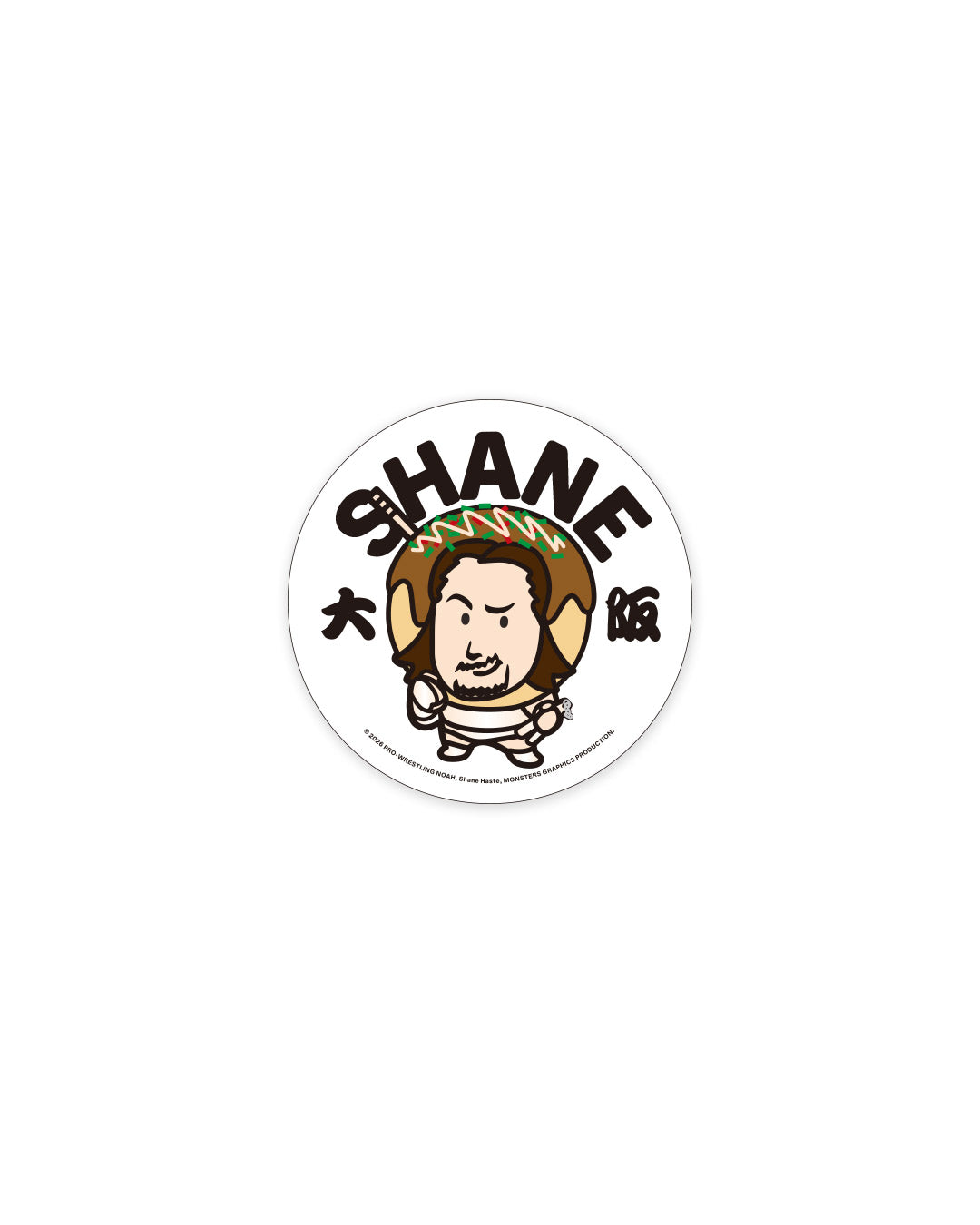 大阪ご当地缶バッジ（White Raven Sqwad）