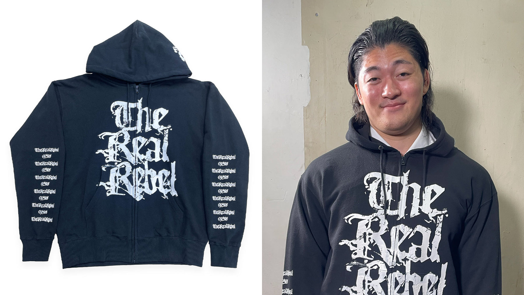 【受注商品】パーカーフェア2025  OZAWA「The Real Rebel」パーカー