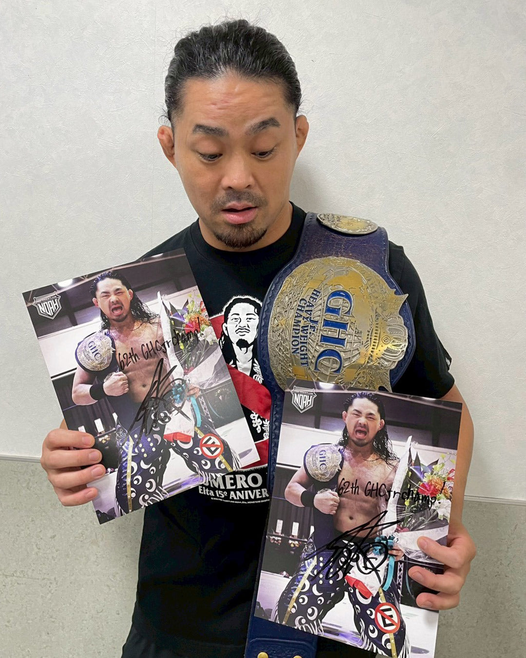 記念ポートレートGHCジュニアヘビー級王座戴冠 Eita