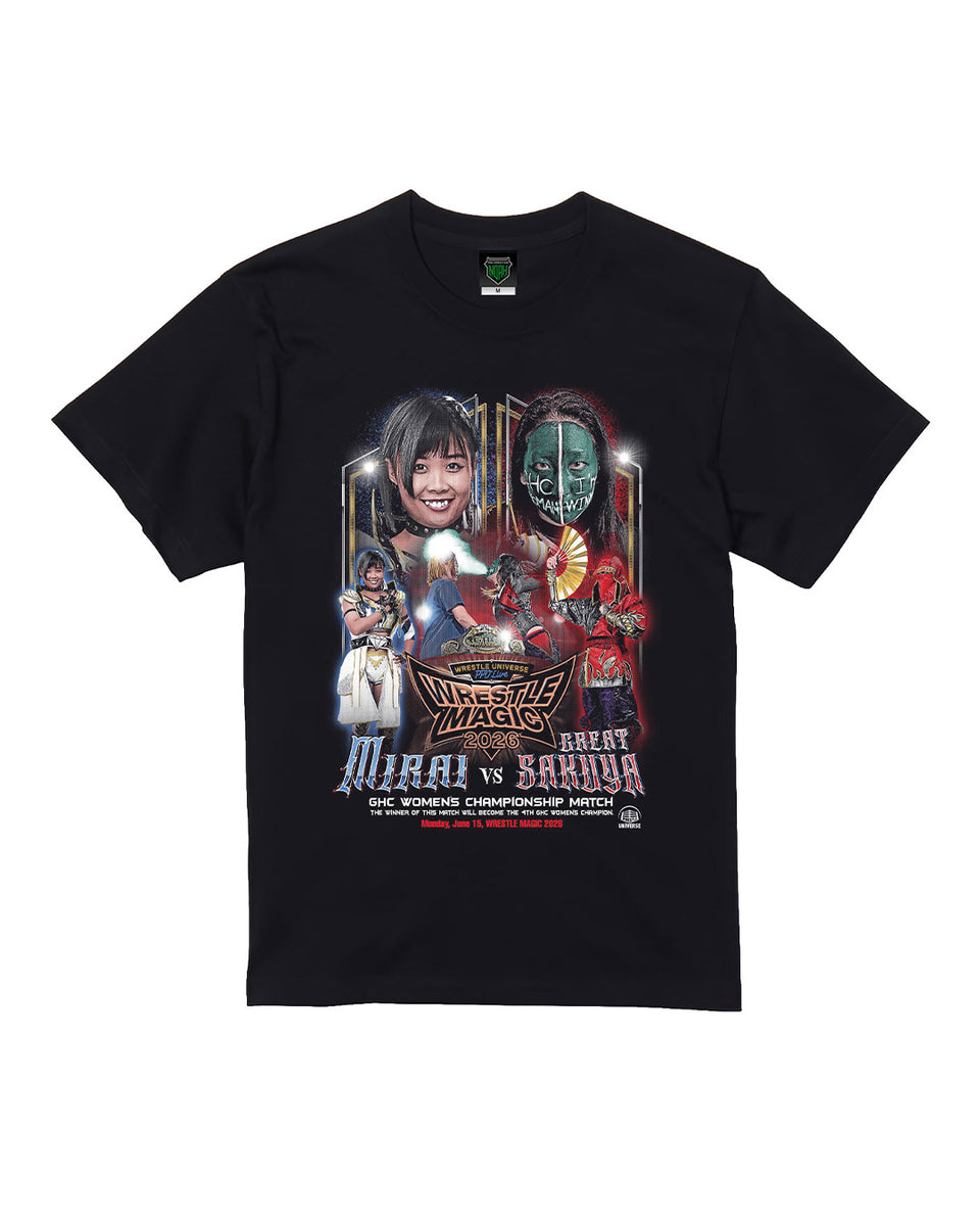 GHC女子王座決定戦 MIRAI vs 愚零闘咲夜 ビジュアルTシャツ