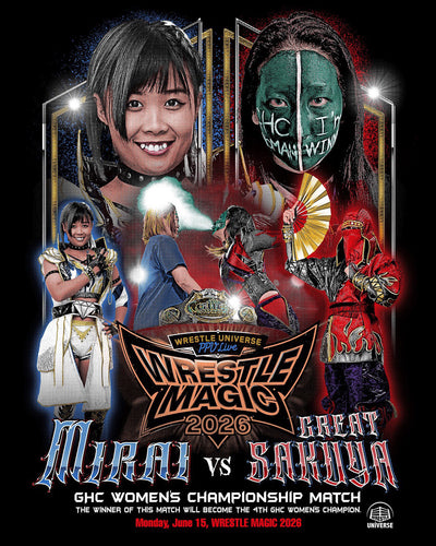 GHC女子王座決定戦 MIRAI vs 愚零闘咲夜 ビジュアルTシャツ