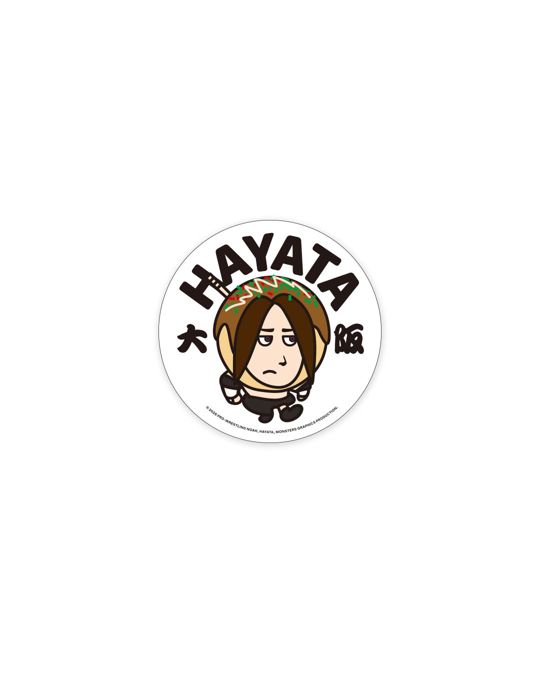 大阪ご当地缶バッジ（White Raven Sqwad）
