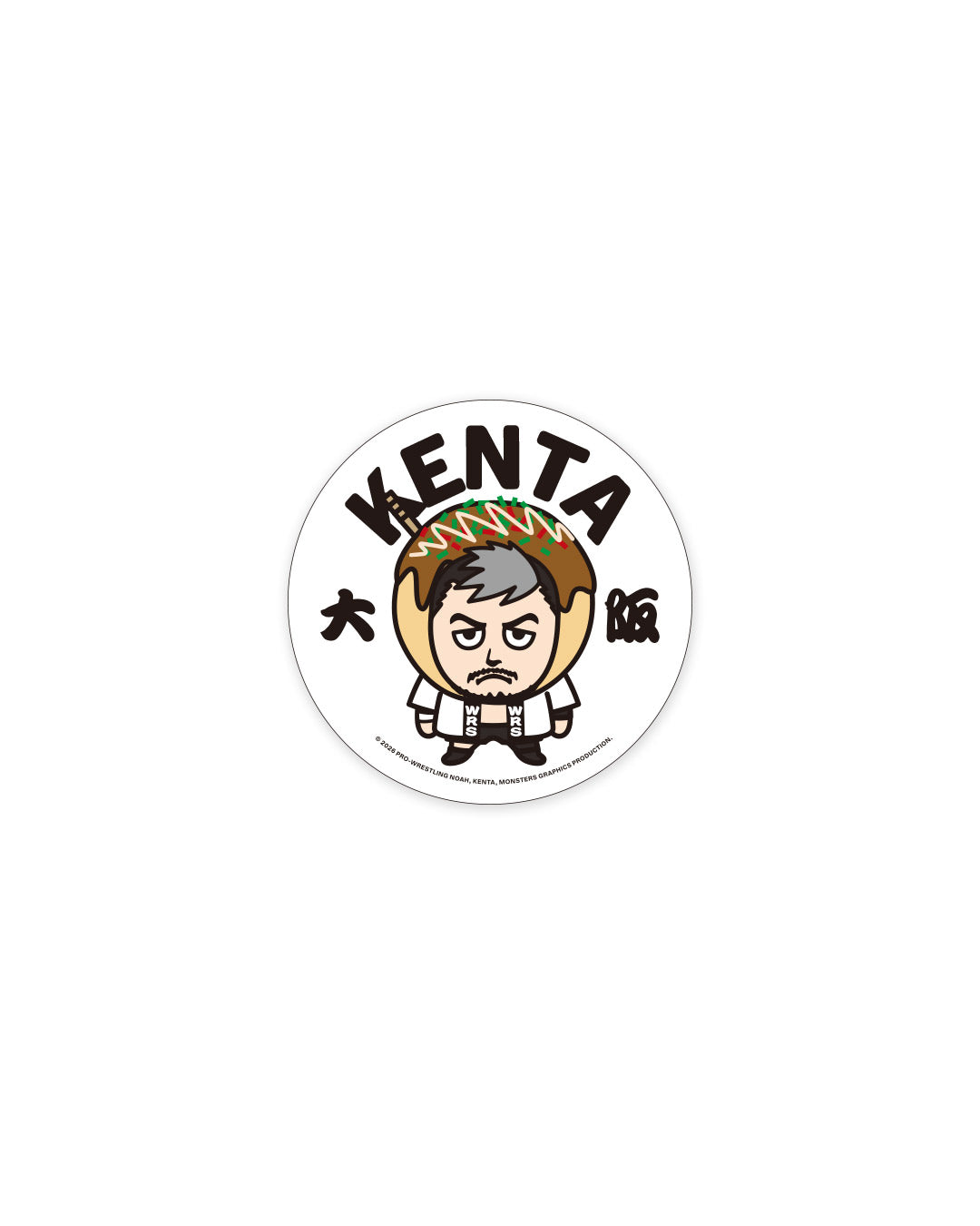 大阪ご当地缶バッジ（White Raven Sqwad）