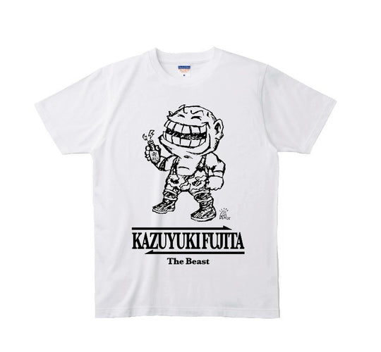藤田和之×HARIKEN「The Beast」Tシャツ ホワイト