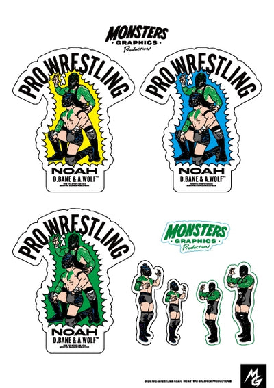MONSTERS GRAPHICS ポップイラストステッカー