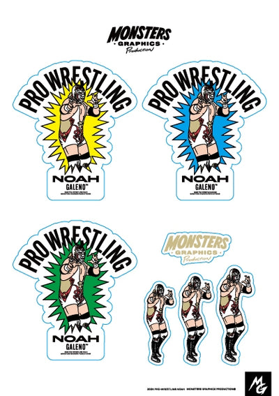 MONSTERS GRAPHICS ポップイラストステッカー