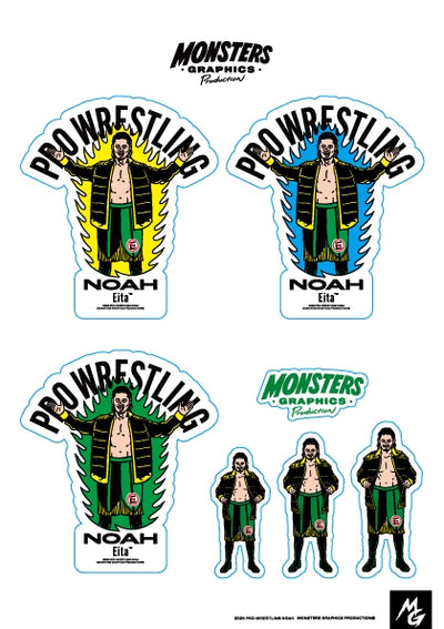 MONSTERS GRAPHICS ポップイラストステッカー