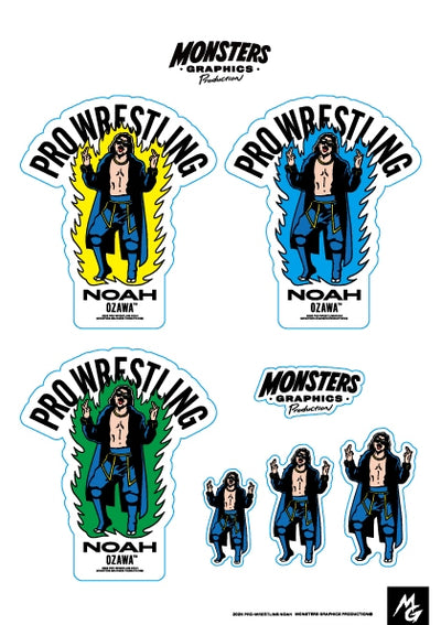 MONSTERS GRAPHICS ポップイラストステッカー