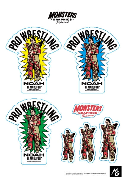 【10.11会場受け取り限定】MONSTERS GRAPHICS ポップイラストステッカー