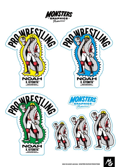 MONSTERS GRAPHICS ポップイラストステッカー