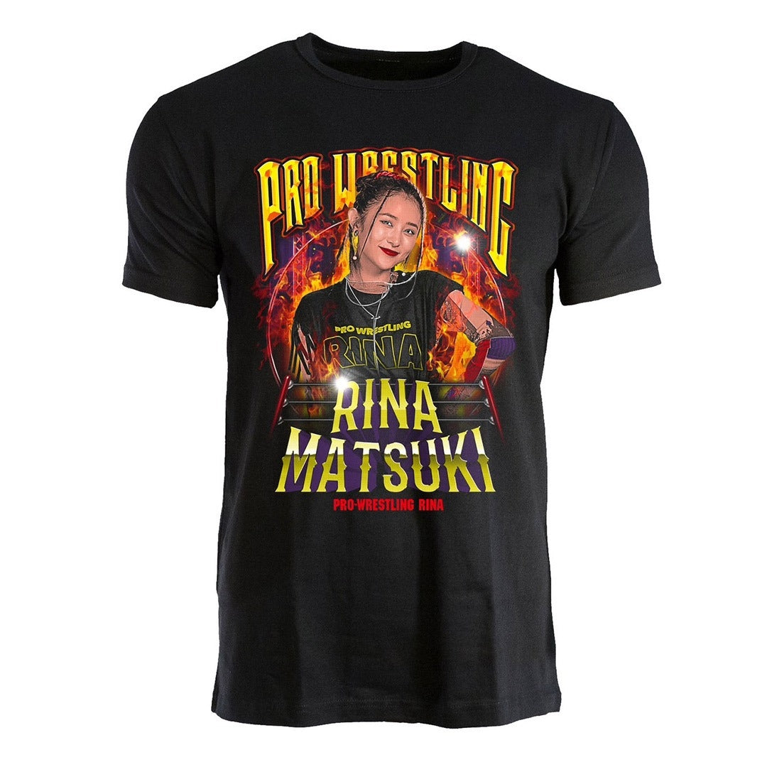 まつきりな PRO WRESTLING RINA Tシャツ