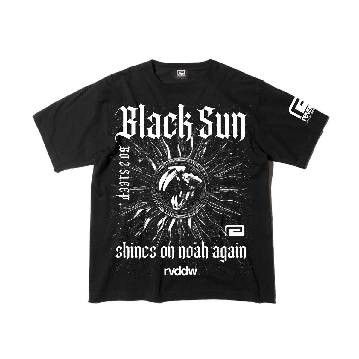 【予約商品】reversal×NOAH KENTA「BLACK SUN」TEE(5/23以降発送)