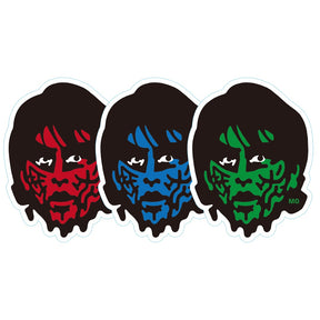 MONSTERS GRAPHICS ステッカーセット（武藤敬司/赤ペイント/赤ムタ）