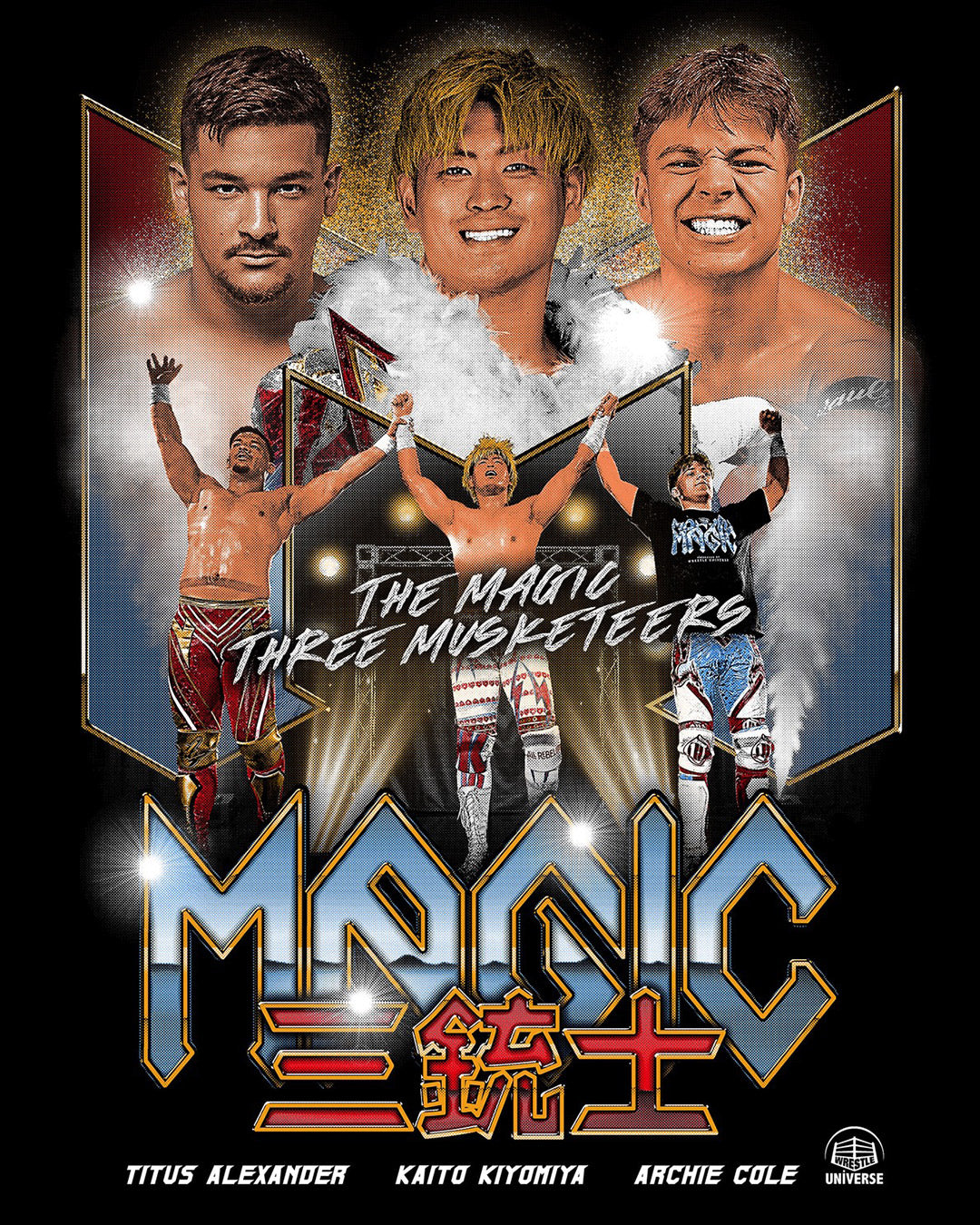 MAGIC三銃士ビジュアルTシャツ