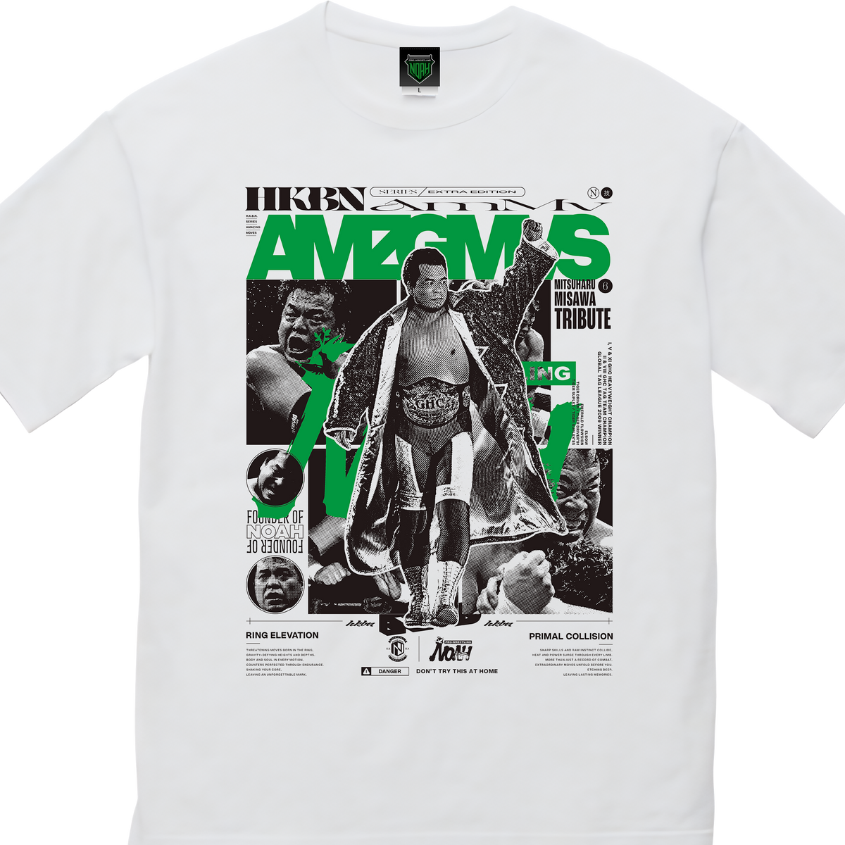 HAKOBUNE SERIES AMAZING MOVES TEE 三沢光晴