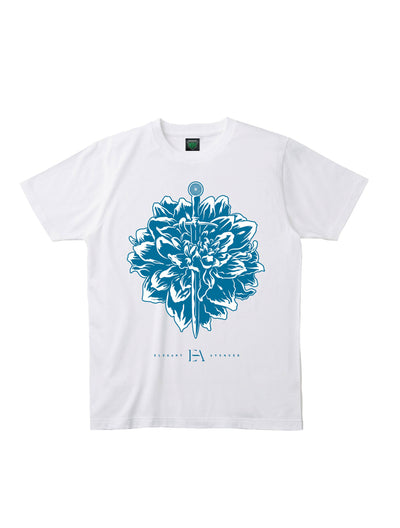 遠藤哲哉「Elegant Avenger」 Tシャツ (ホワイト/ネイビー)