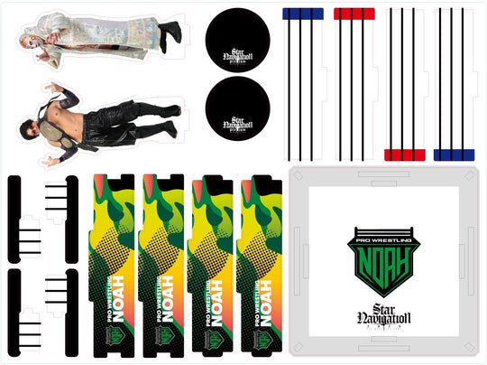 OZAWAvsガレノGHCヘビー級選手権アクリルジオラマ