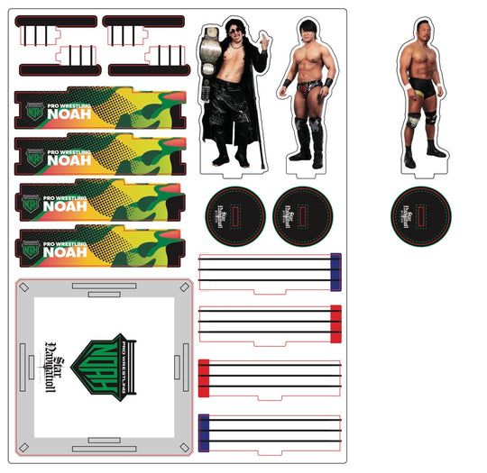 GHCヘビー級選手権 OZAWAvs遠藤哲哉vs杉浦貴 ジオラマアクリルスタンド
