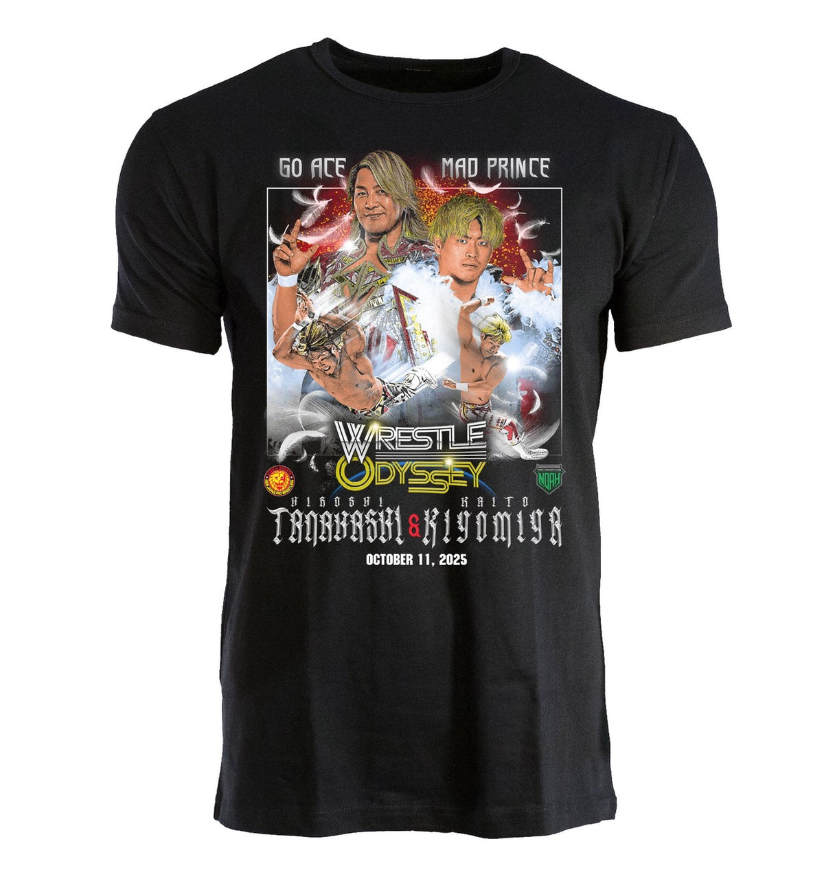 棚橋弘至&清宮海斗 タッグ記念ビジュアルTシャツ