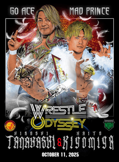 棚橋弘至&清宮海斗 タッグ記念ビジュアルTシャツ