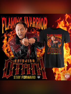大谷晋二郎「FLAMING WARRIOR」Tシャツ