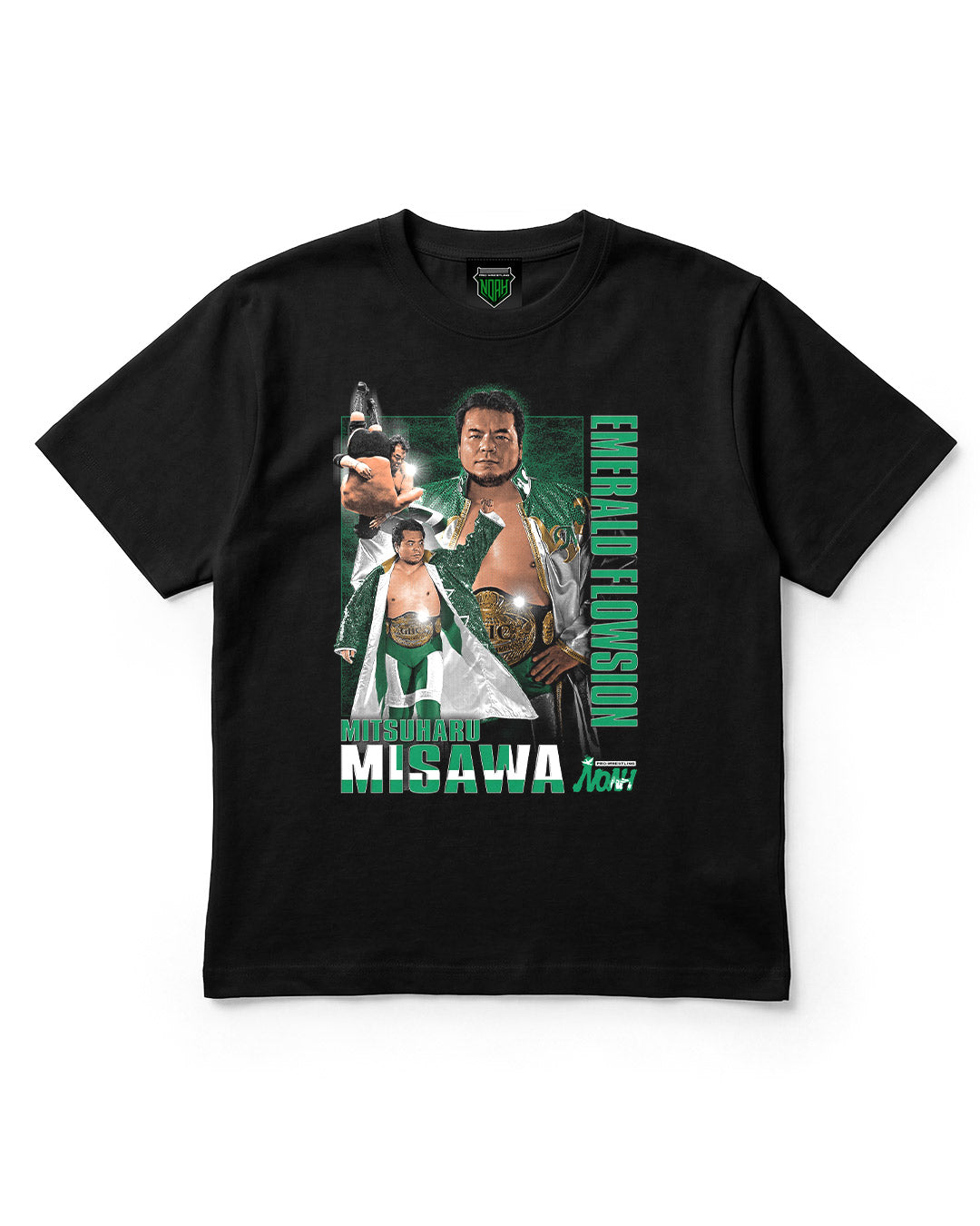 三沢光晴 EMERALD FLOWSION Tシャツ