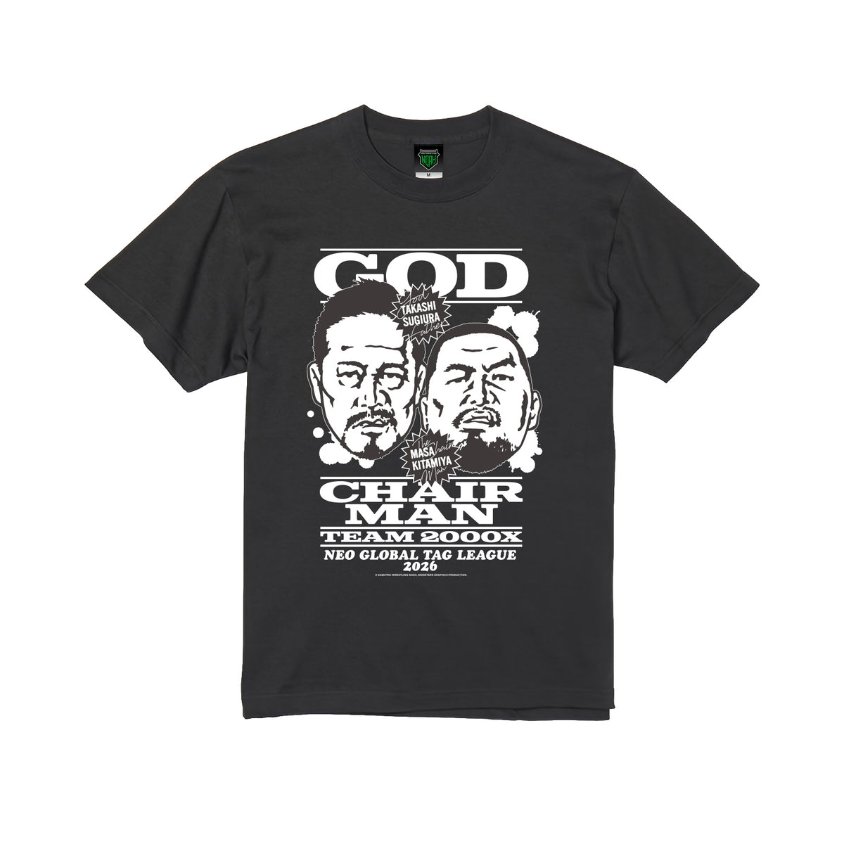 Returns ペガサス グラフィック Tシャツ ブラック Lサイズ マサ北宮 & 杉浦貴】TAG応援Tシャツ