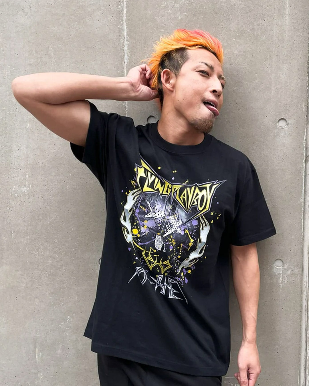 YO-HEY Flying Playboy Tシャツ