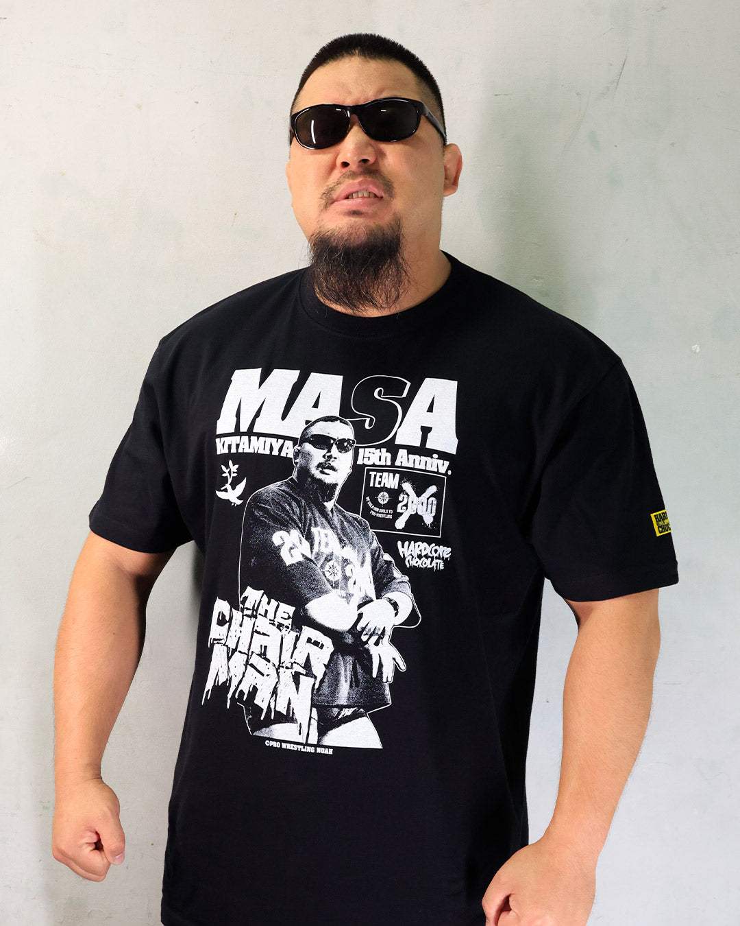 ハードコアチョコレート×マサ北宮 デビュー15周年記念Tシャツ